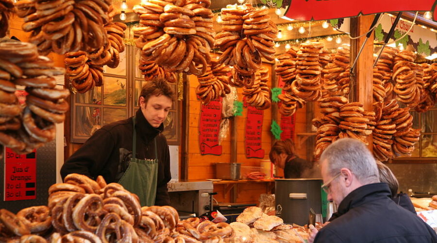 pretzel keysersberg christmas market