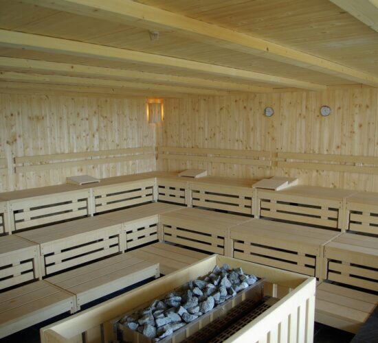 sauna in french alps