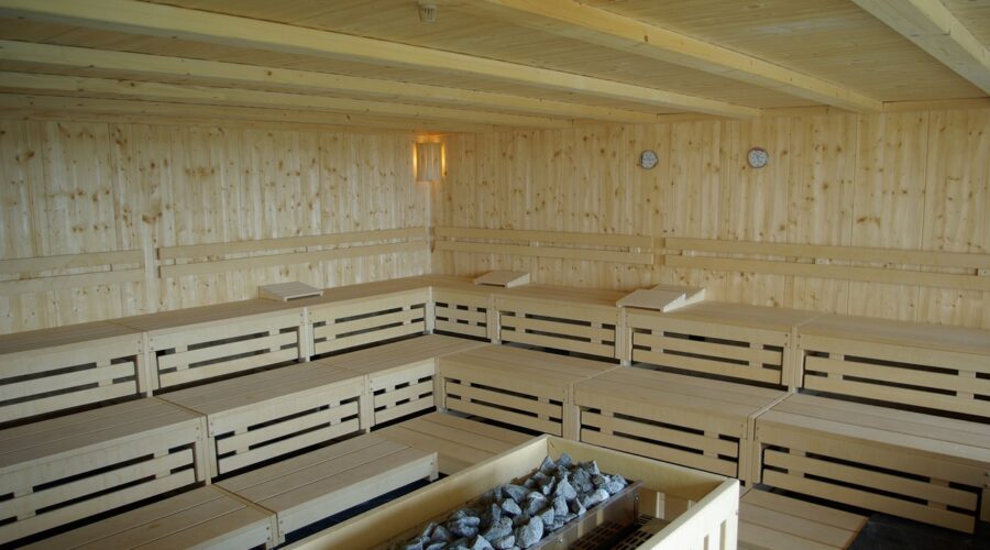 sauna in french alps